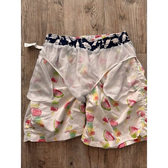 Spicy Tuna Mens Swim Trunks Size Small Popsicles Watermelon Tropical Shorts - Picture 5 of 12